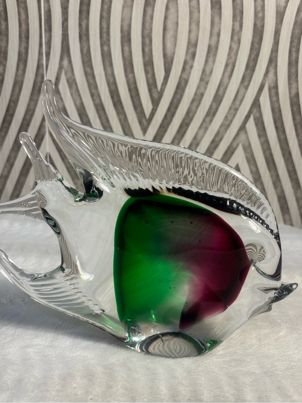 Vintage blown Murano glass fish